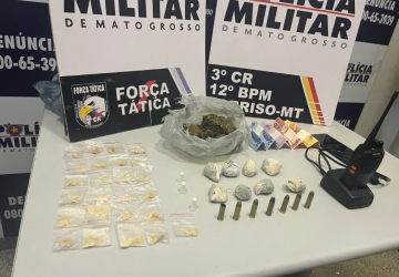 PM apreende integrante de facção criminosa por tráfico de drogas