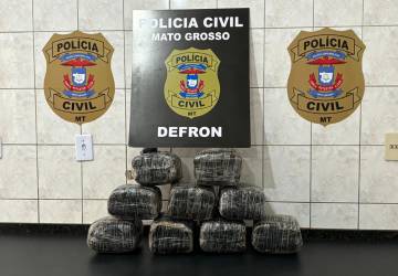 Polícia Civil prende casal que despachou 9 tabletes de maconha por meio de transportadora em Cáceres