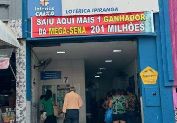 Lotérica onde bilhete de R$ 5 levou a prêmio de R$ 201 milhões tem alta de clientes após sorteio