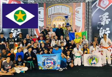 Equipe de Mato Grosso conquista primeiro lugar no Campeonato Mundial de Jiu-Jitsu Esportivo Kids