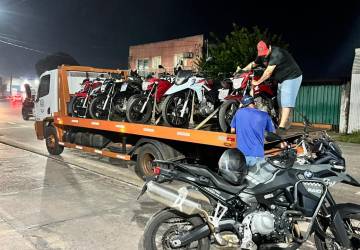 PM frusta mais uma tentativa de rolezinho de motoqueiros em Cuiabá