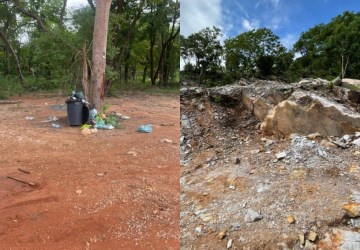 Vistoria do MP aponta degradação ambiental no Morro de Santo Antônio (MT)