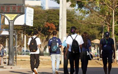 Inmet alerta para onda de calor a baixa umidade no fim de semana