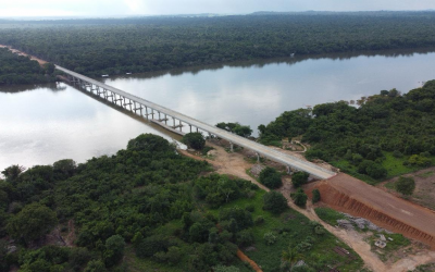 Construção de ponte de 691 metros sobre o Rio Teles Pires entre Carlinda e Novo Mundo é concluída