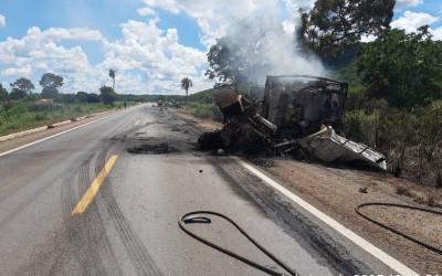 Politec identifica motorista de carreta carbonizada e três corpos encontrados enterrados em Várzea Grande