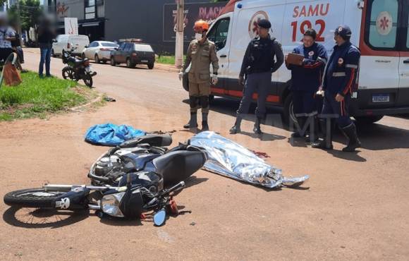 Adolescente de morre após bater moto na traseira de caminhão na avenida Júlio Campos