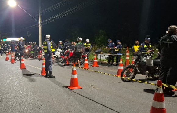 Operação Lei Seca termina com 2 prisões por embriaguez e 47 motocicletas guinchadas