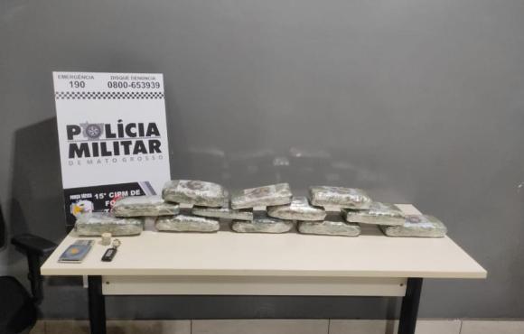 Força Tática prende suspeito por tráfico de drogas em Várzea Grande e apreende porção de ouro